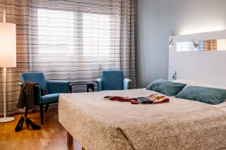 Photo by: Fotograf Jimmy Eriksson AB, Tomtebogatan 30, 113 38 Stockholm, 0703 73 44 29, info@jimmyeriksson.se Scandic Plaza Umea, room, turqoise